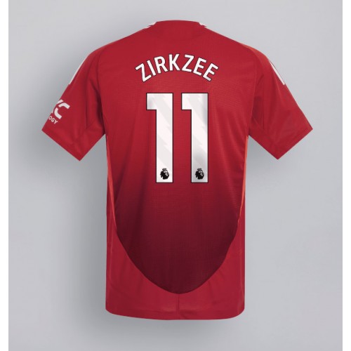 Pánský Fotbalový dres Manchester United Joshua Zirkzee #11 2024-25 Domácí Krátký Rukáv